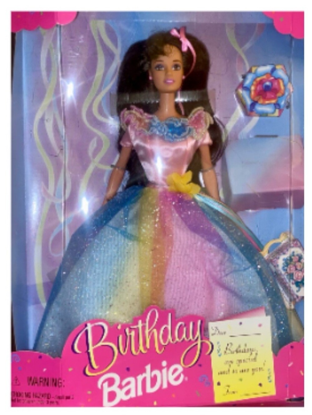 NRFB Brunette Birthday BARBIE-1997 Collectible Special Edition